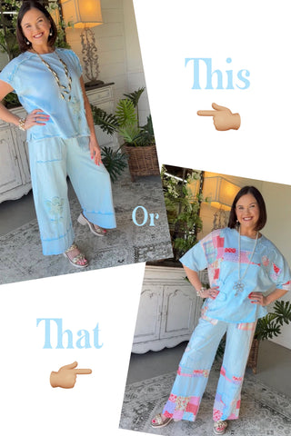 Weekend Getaway & Sweet Patch Baby Blue