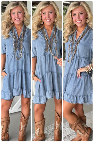 Delightful Denim Dress