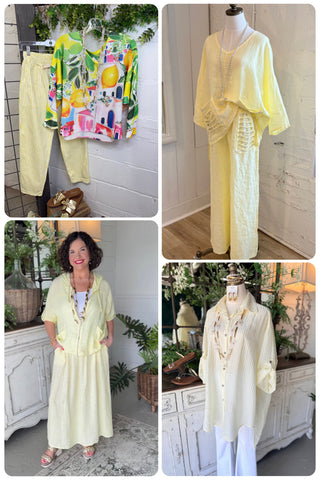 Lemon Cello, Charlize, Gulf Jacket, & Marylou