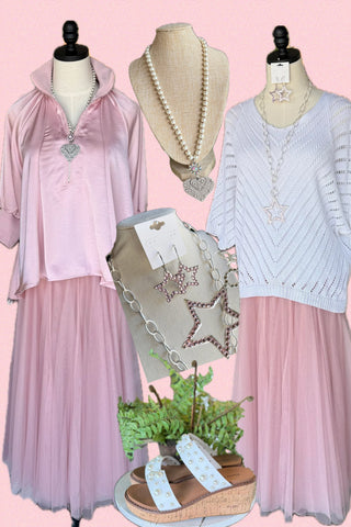 Abilene Skirt Blush