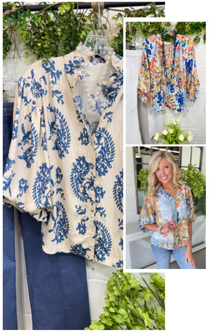 Sutton, Scattered Flowers, & Flirty Florals