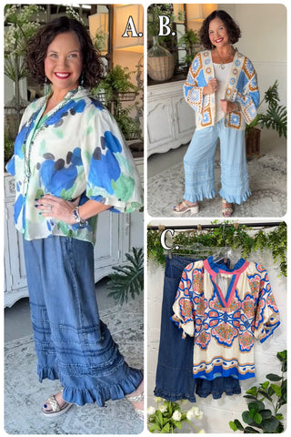 Fulton, Boho Girl, & Louisa