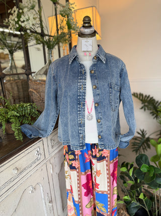 Amber Top Denim Shirts & Tops Blu Pepper