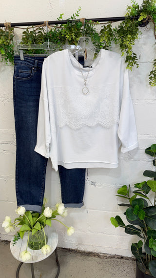 Darby Top White