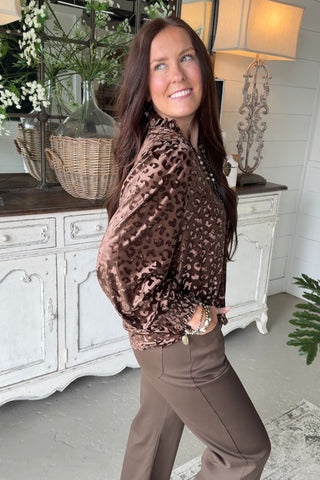 Jessica Top Brown Shirts & Tops Staccato