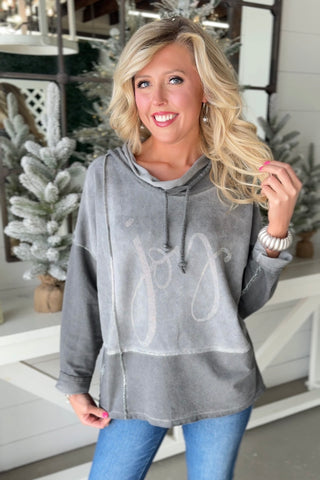 Bling Joy Charcoal Shirts & Tops GI Studio