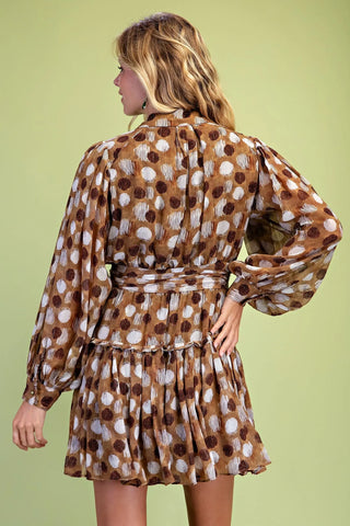 Aspects Dress Camel Mix Dresses Gigio