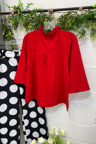 Devon Top Red by Jodifl Shirts & Tops Jodifl