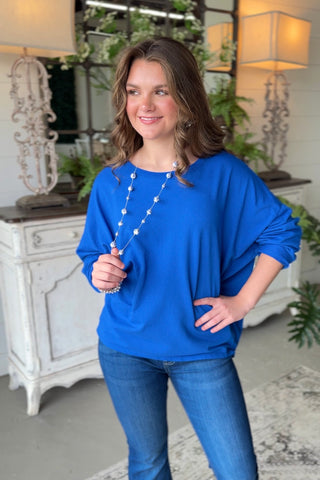 Lyric Royal Blue Shirts & Tops Hope