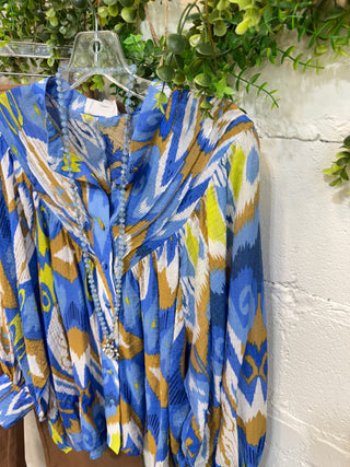 Distinct Royal Blue by Eesome Shirts & Tops eesome