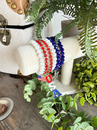 Unshakable USA Bracelet Set Bracelets Accessories To Go