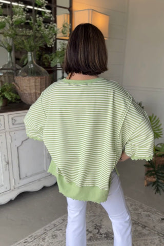 Anniston Top Lime by Peach Love Shirts & Tops Peach Love