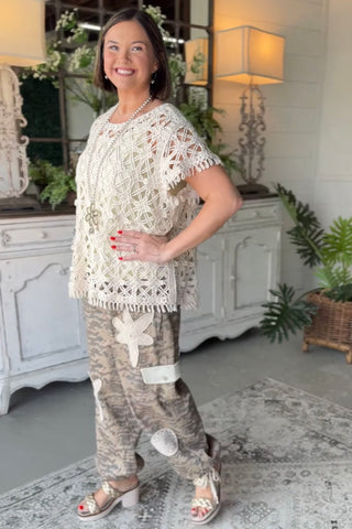 Judith Top Natural by Easel Shirts & Tops Easel