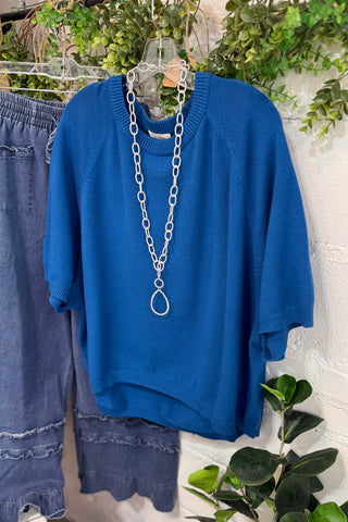 Hayward Sweater Sapphire by Umgee sweater Umgee