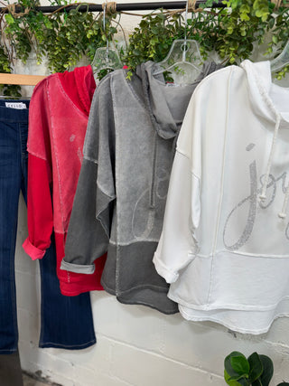 Bling Joy Charcoal Shirts & Tops GI Studio