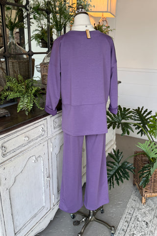 Next Level Pant Set Eggplant