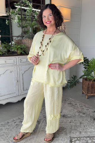 Effortless Pants Yellow Pants Sole Luna