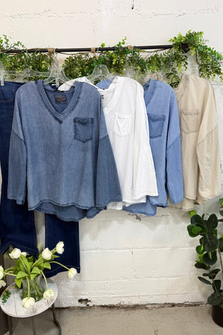 Carson Top Denim