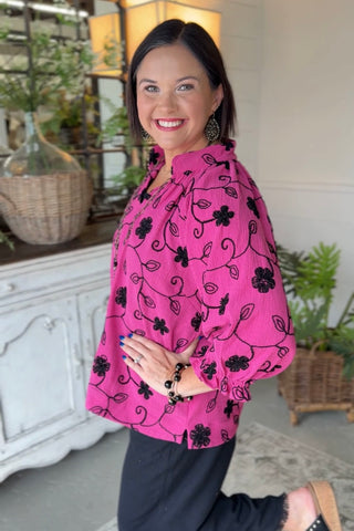 Donna Top Rouge by Umgee