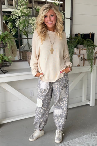 New Junction Oatmeal sweater Bluivy