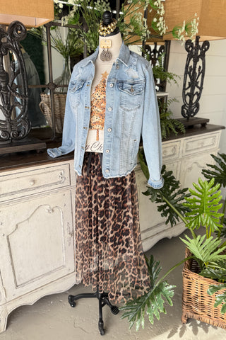 Shondra Leopard Skirt Skirt Oz