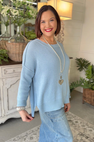 Emerson Sweater Lt. Blue Sweater Miracle