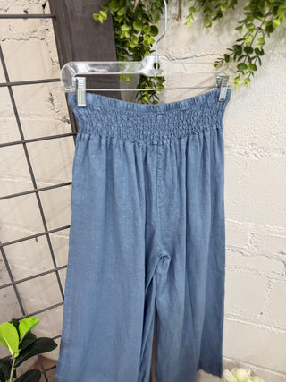 Watkins Linen Pants Denim Pants Tempo Paris