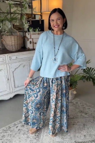 West Coast Sweater Soft Blue