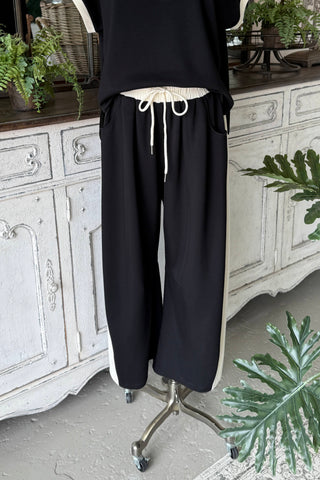 Nina Pant Set Black Top & Pant Set Mittoshop