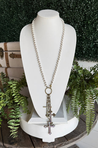 Blessed Necklace Pearl Necklaces BFF
