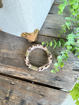 Alluring Bracelet Taupe Leopard Bracelets Avenue T