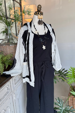 Miss Dot Jacket Black by POL Clothing