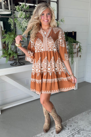 Aubrey Dress Camel Dresses Gigio