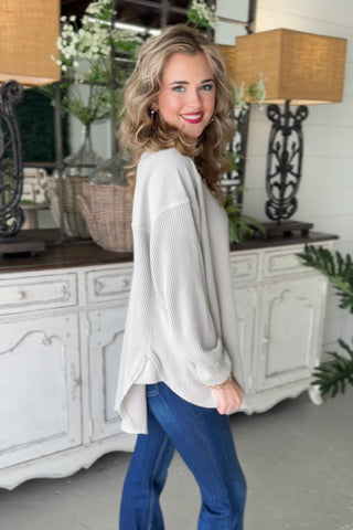 Wendi Light Taupe Shirts & Tops Rae Mode