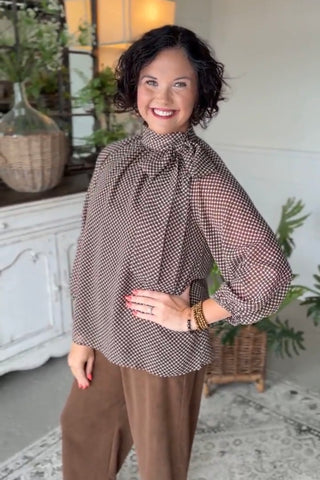 Seraphina Top Brown by Umgee