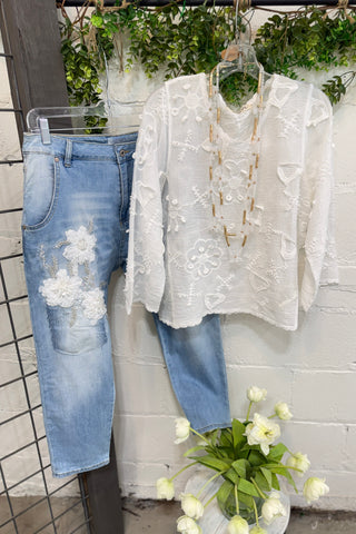 Fancy Pants Lt Denim Jeans Blublu