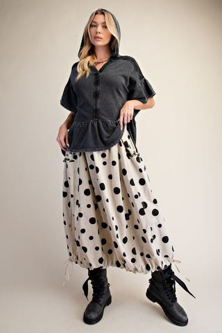 Encircled Skirt Khaki by Easel