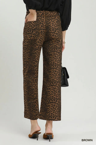 Jungle Jane Pants Brown by Umgee Pants Umgee