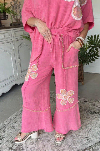 Rianna Pants Candy Pink by Easel