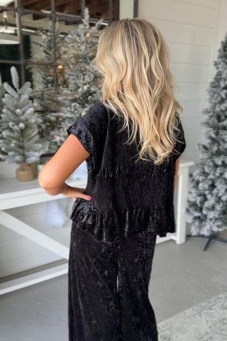 Crushing It Top Black by Umgee Shirts & Tops Umgee