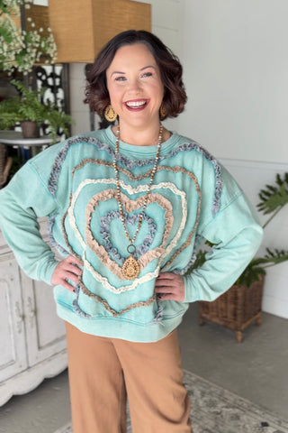 Special Love Mint Sweatshirt Oli & Hali