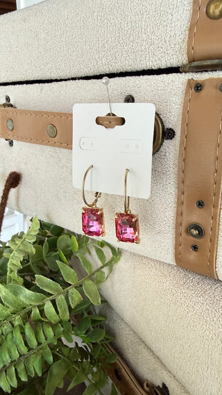 Sundance Earrings Gold/Pink Earrings Accessories To Go