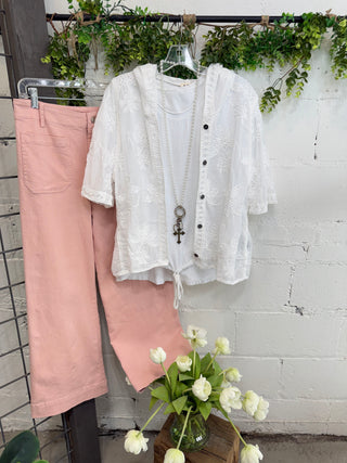 Natalie Top Off White Shirts & Tops Pol Clothing