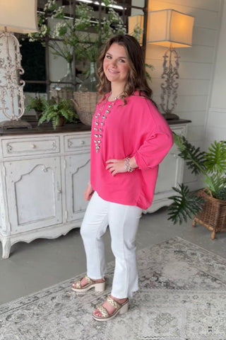 Lyric Hot Pink Shirts & Tops Hope