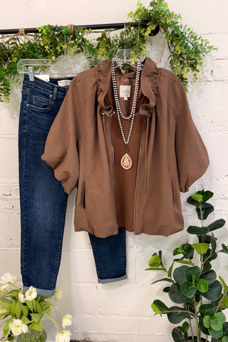 Elements Jacket Brown by Umgee