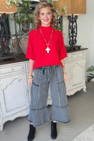 Becky Pants Denim Pants Sage+Fig