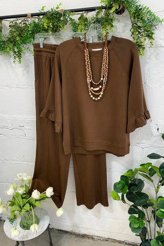 Easy Going Top Coco Brown