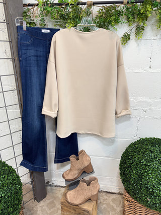 Swag Beige Shirts & Tops D Style