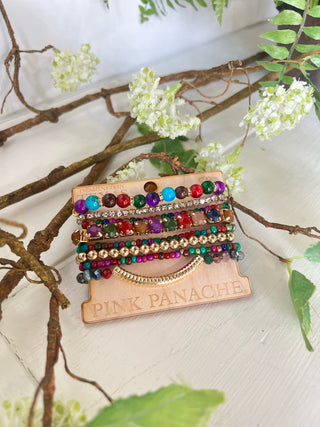 Zealous Bracelets Multi Bracelets Pink Panache
