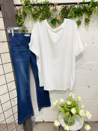 Jocelyn Top White Shirts & Tops Giada Fashion